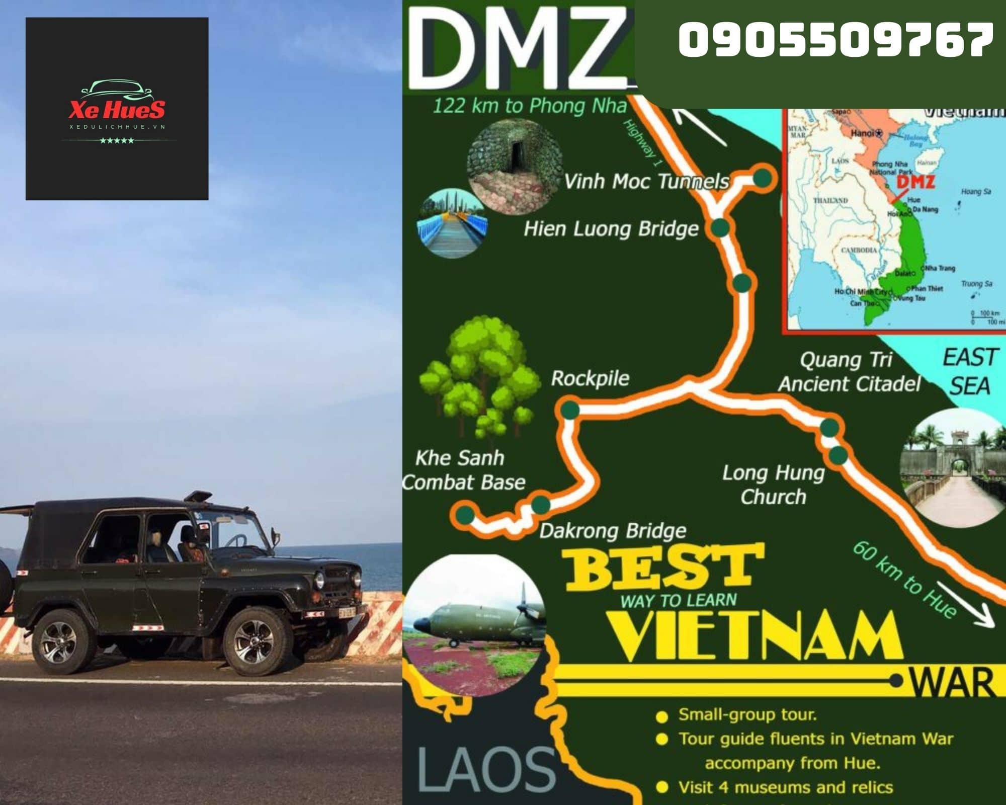 Xe Hue DMZ Hue Dmz: Dmz tour la gì; Tour DMZ Hue;Tour DMZ Quảng Trị;Dmz là gì
