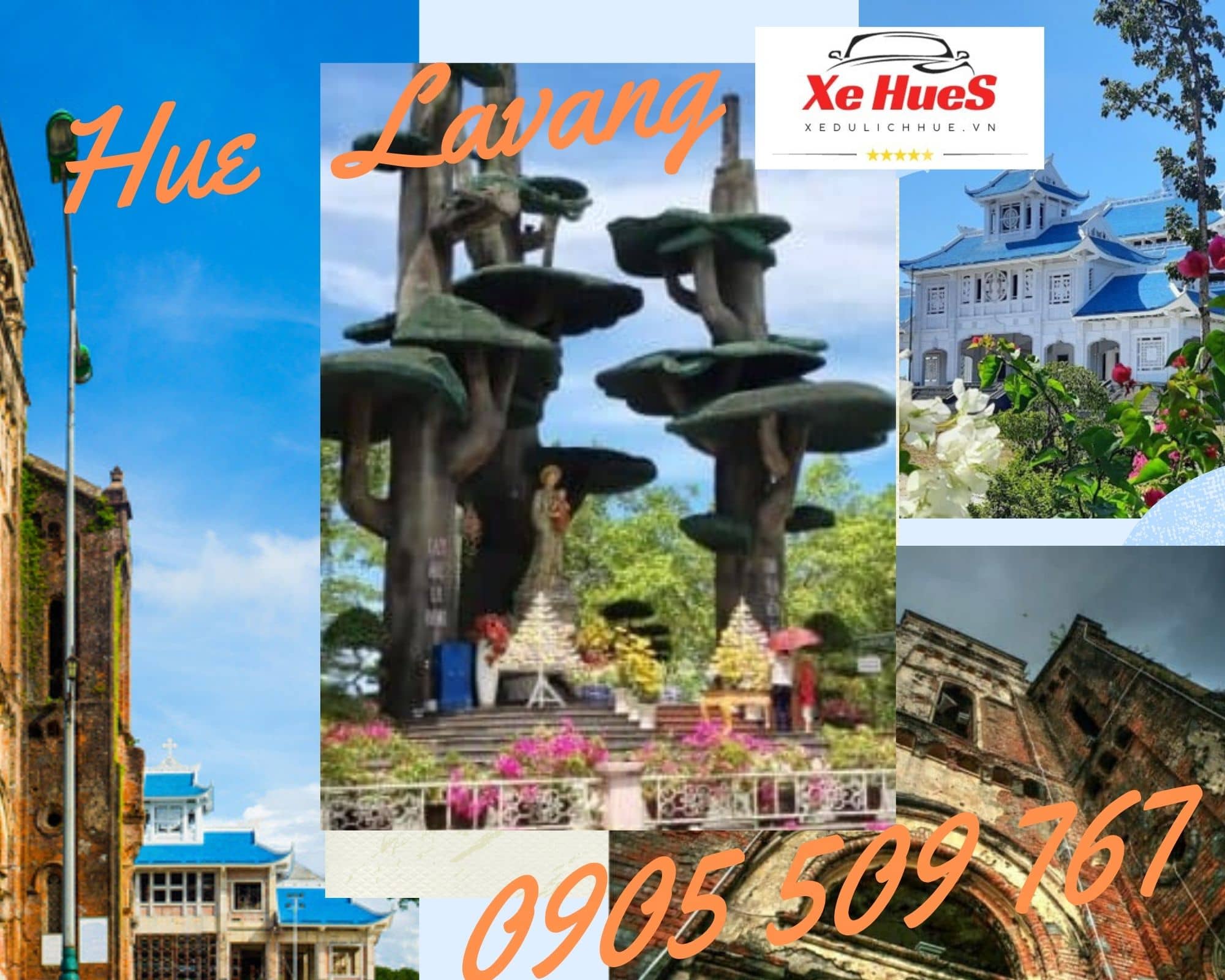 Thuê xe đi La Vang Thuê xe từ sân bay Phú Bài đi La Vang Từ Đà Nẵng đi La Vang bao nhiêu km