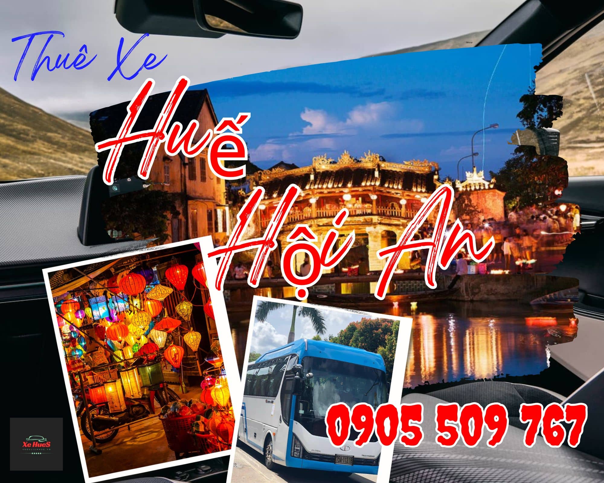 Thuê xe Huế Hội An Thuê xe Du Lịch Huế đi Hội An; Thuê xe Huế đi Hội An; Xe Huế đi Hội An; Tham quan Hội An từ Huế