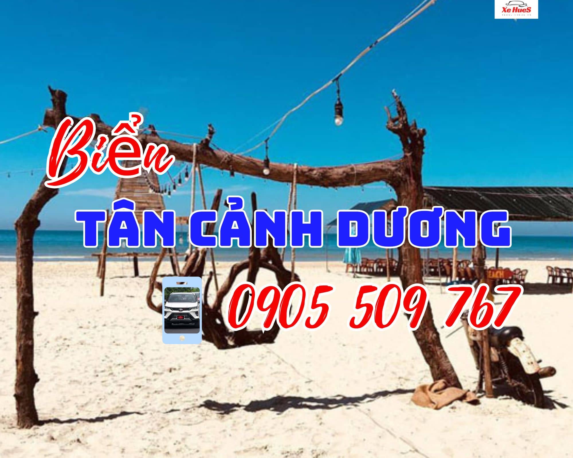 Thuê Xe Huế đi Biển Tân Cảnh Dương