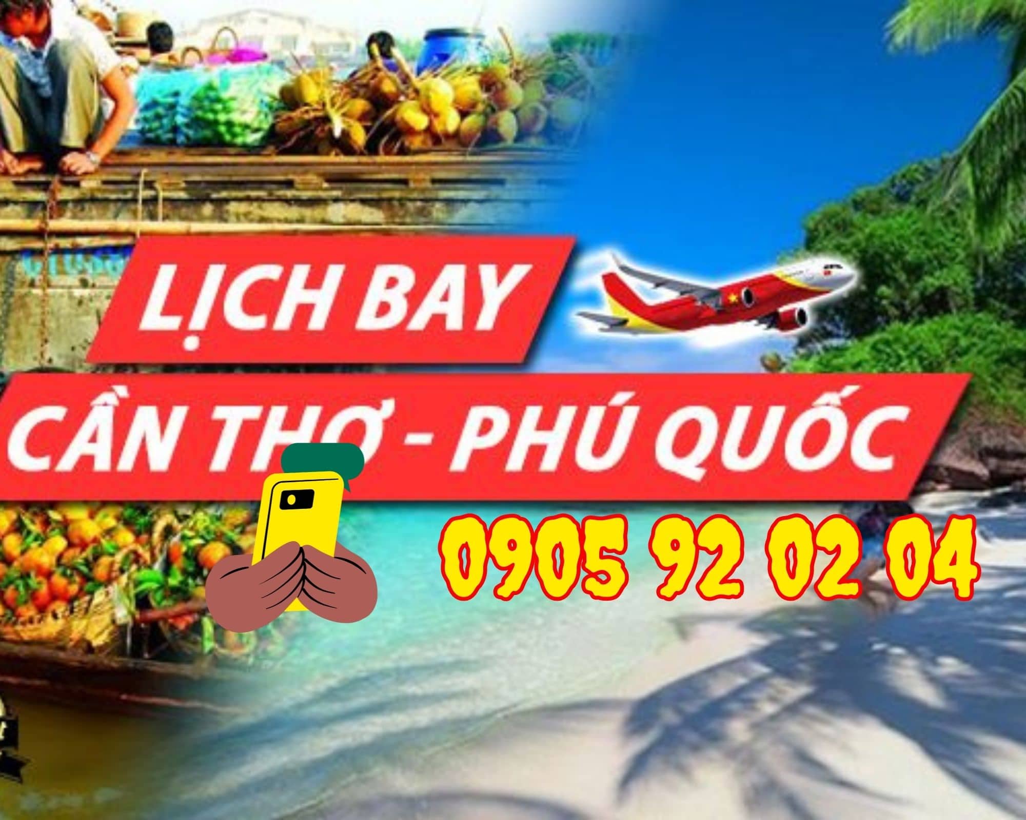 Vé Máy Bay Cần Thơ Phú Quốc