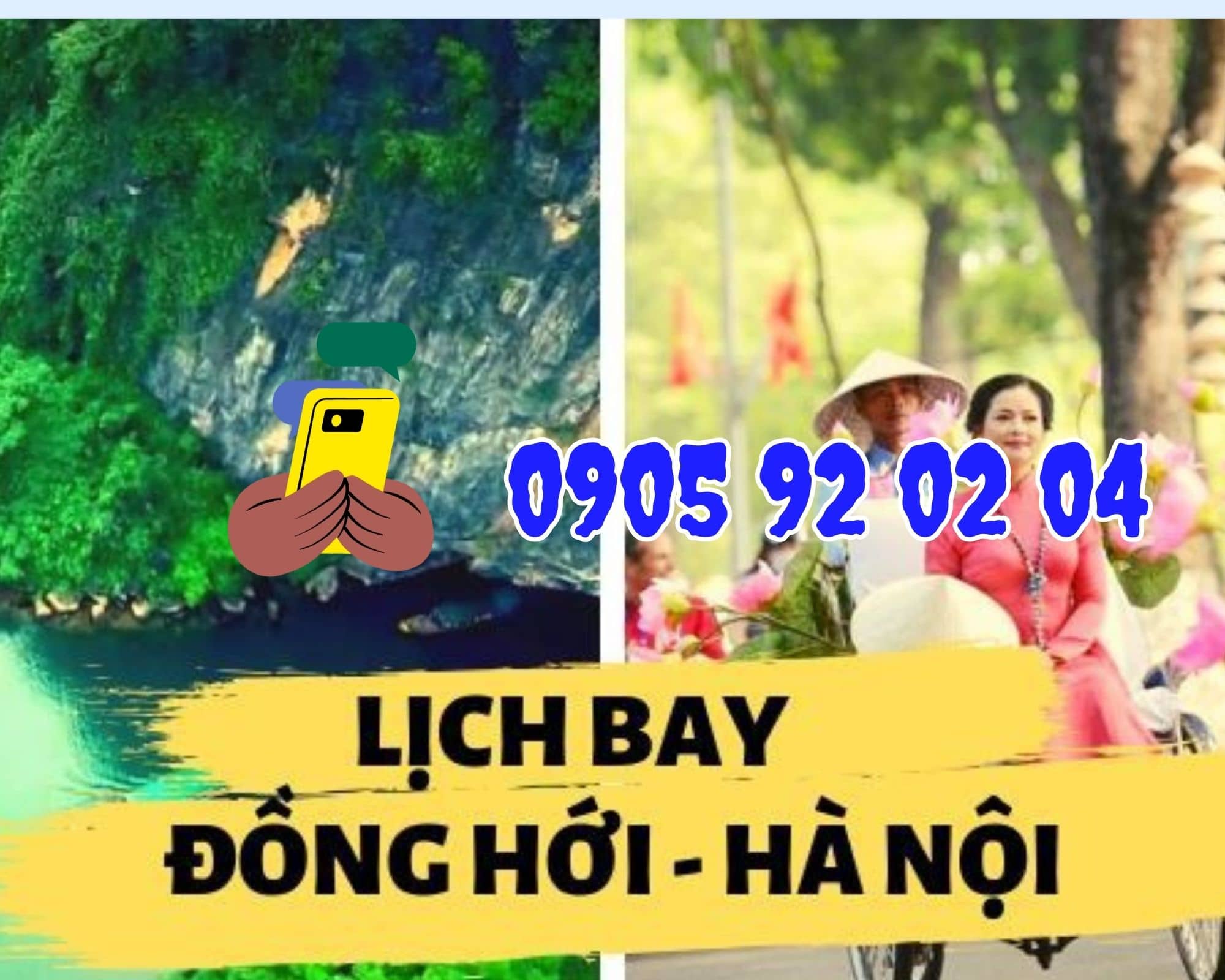 Vé Máy Bay Đồng Hới Hà Nội
