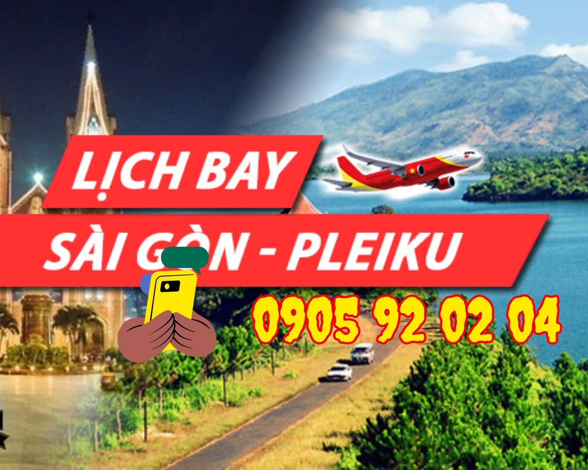 Vé Máy Bay Sài Gòn Pleiku