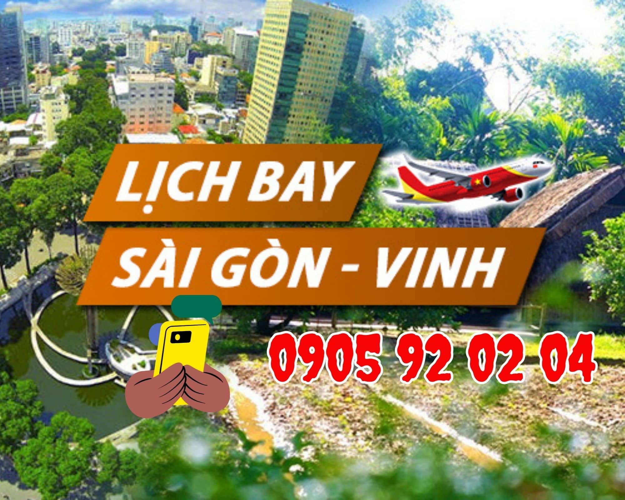 Vé Máy Bay Sài Gòn Vinh