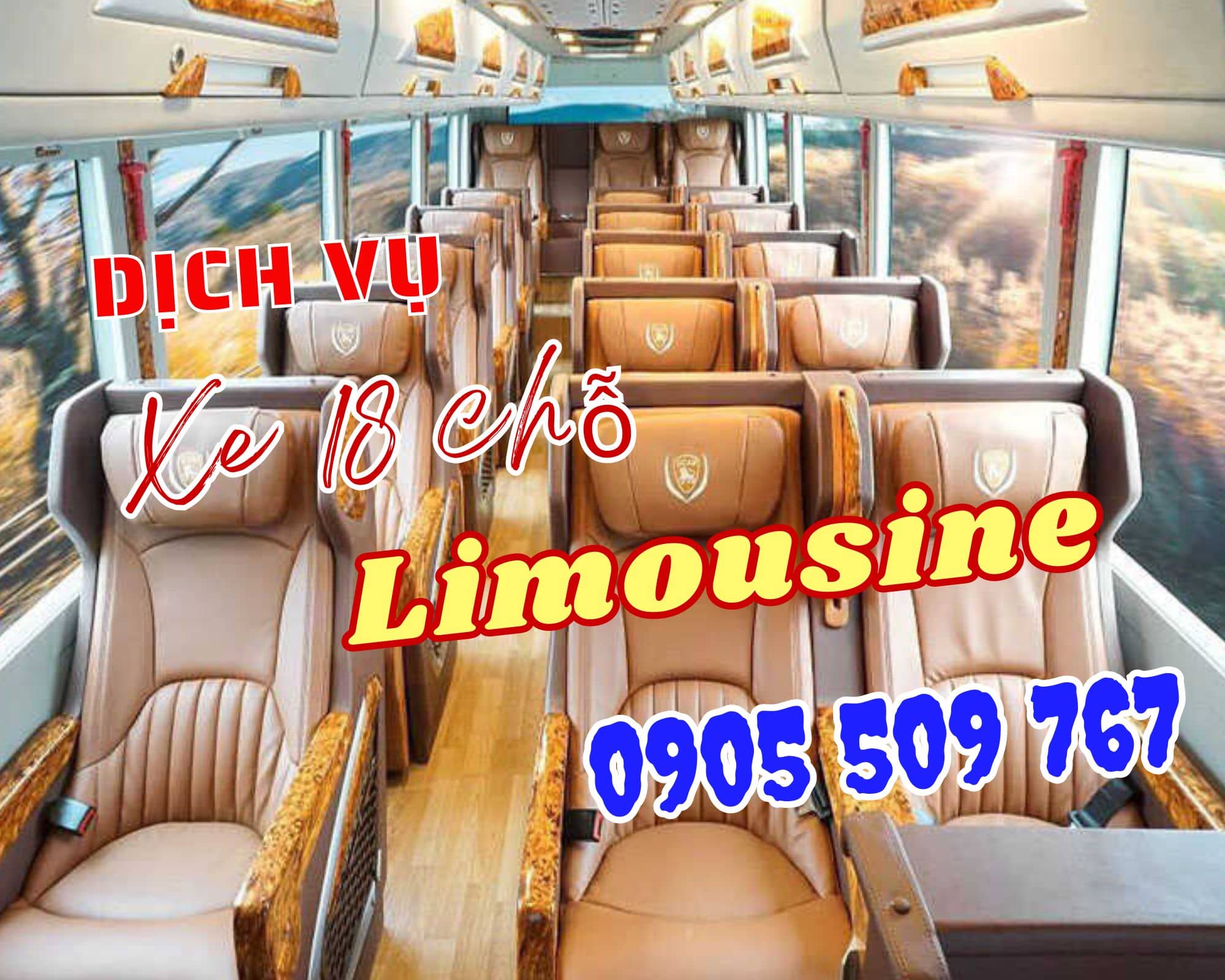 Xe Limousine 18 chỗ Huế