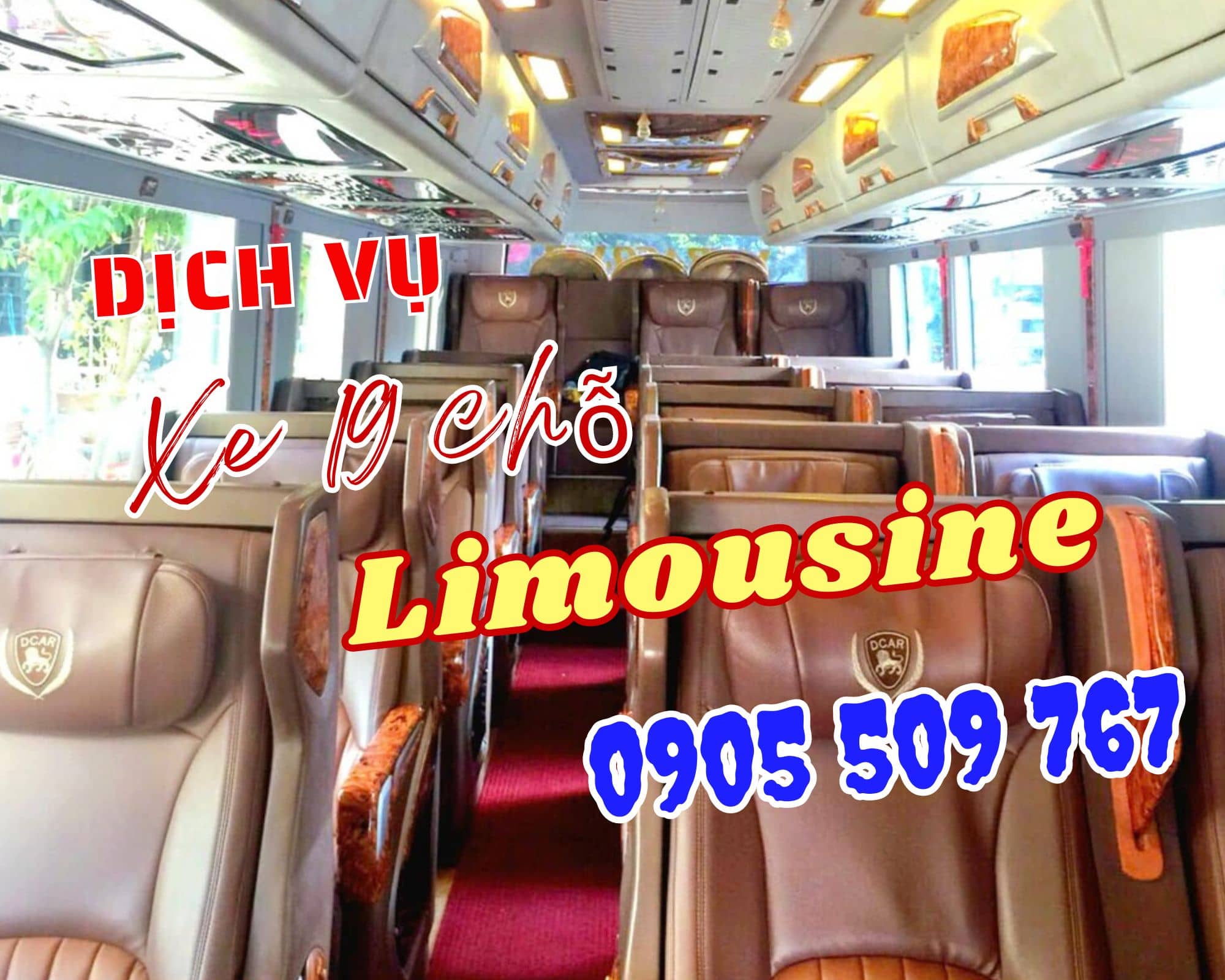 Xe Limousine 19 chỗ Đà Nẵng