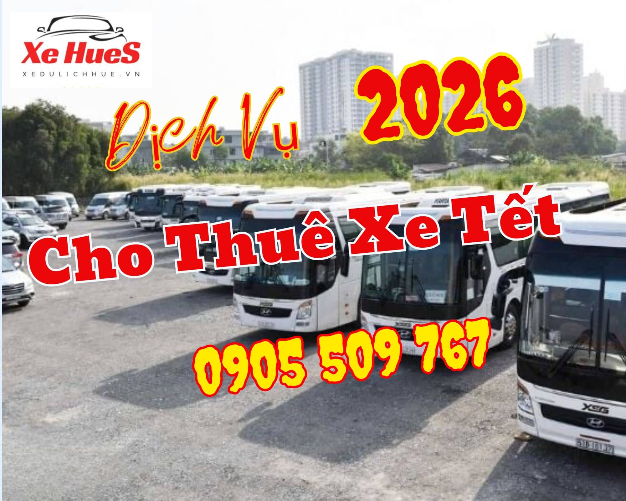 Thuê Xe Đưa Đón Công Nhân Viên Về Quê Ăn Tết 2026